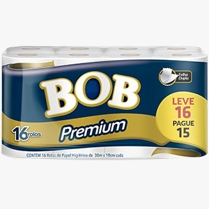 PAPEL HIGIENICO FD 30M C/16UN BOB PREMIUM