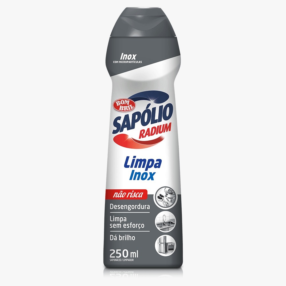 SAPOLIO LIMPA INOX 250ML RADIUM