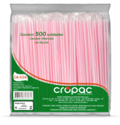 CANUDO SACHE 245X5MM COM 500UN CROPAC