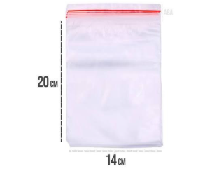 SACO ZIP 14X20CM COM 100UN BOMPACK