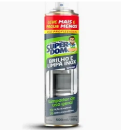 BRILHO INOX SPRAY 500ML DOMLINE